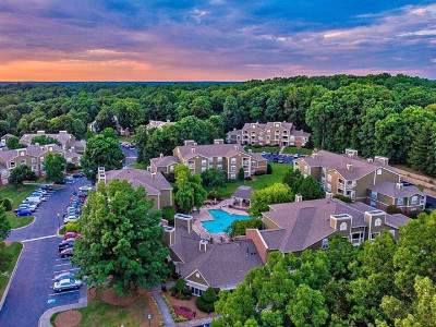 Aerial view of property